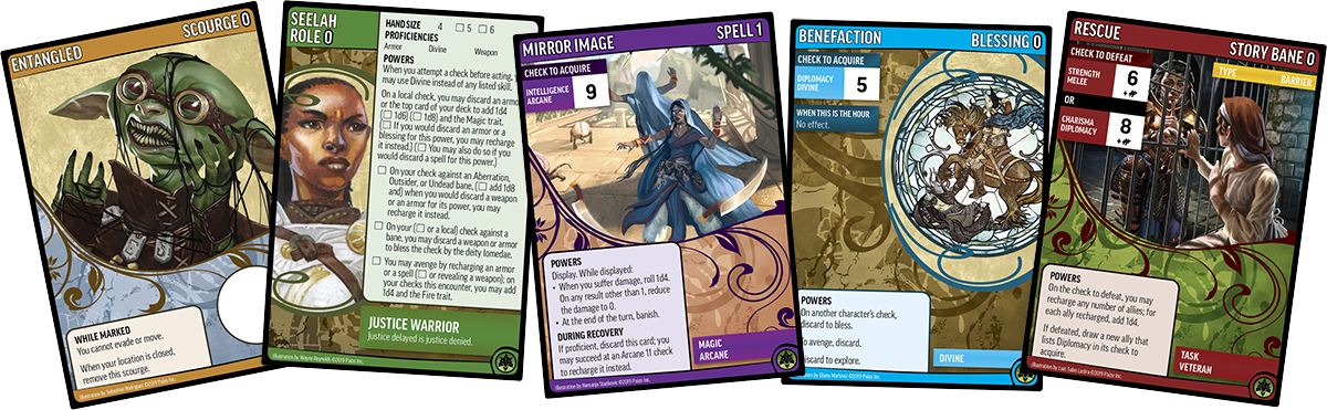 Pathfinder Adventure cards